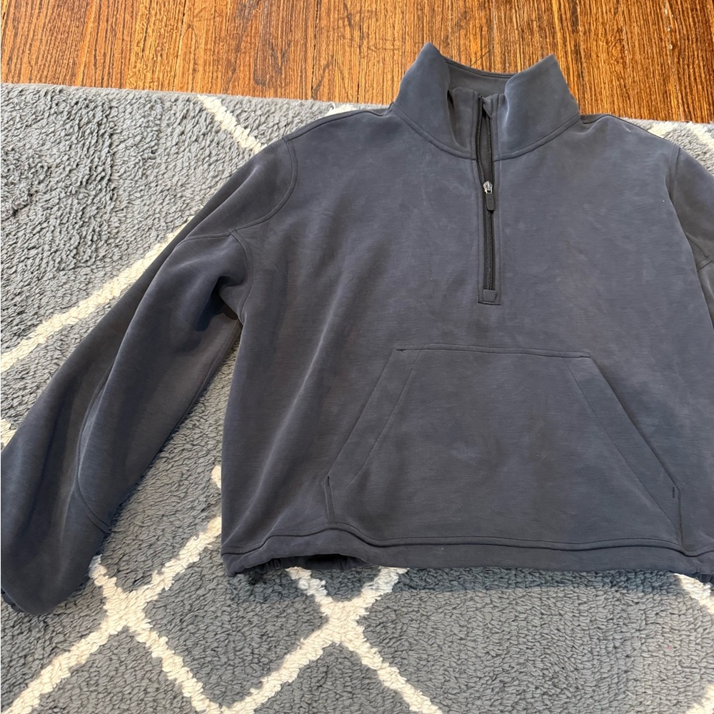 lululemon athletica Charcoal Gray Half-Zip Pullover - Picture 8 of 16